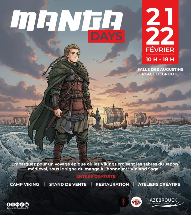 Vinland Saga s'empare des Manga Days : Un week-end entre fureur Viking et Japon médiéval